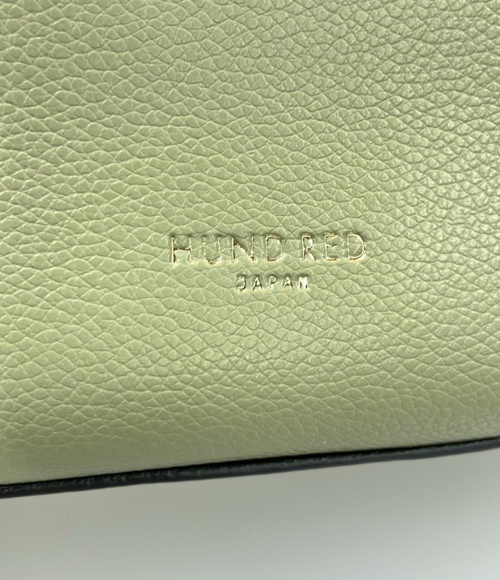 ハンドレッド 2way ハンドバッグ ミニショルダーバッグ 斜め掛け レディース HUND RED