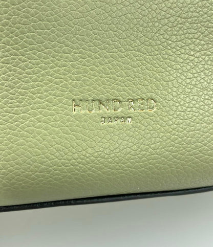 ハンドレッド 2way ハンドバッグ ミニショルダーバッグ 斜め掛け レディース HUND RED