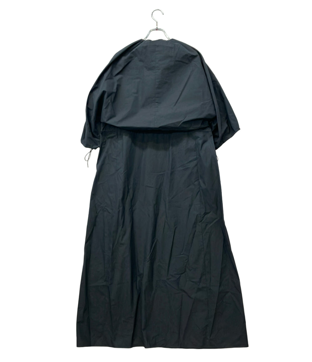 Drawer 半袖 コットンタイプライター バルーンワンピース 6526-299-1352 レディース SIZE 38 (S) ドゥロワー