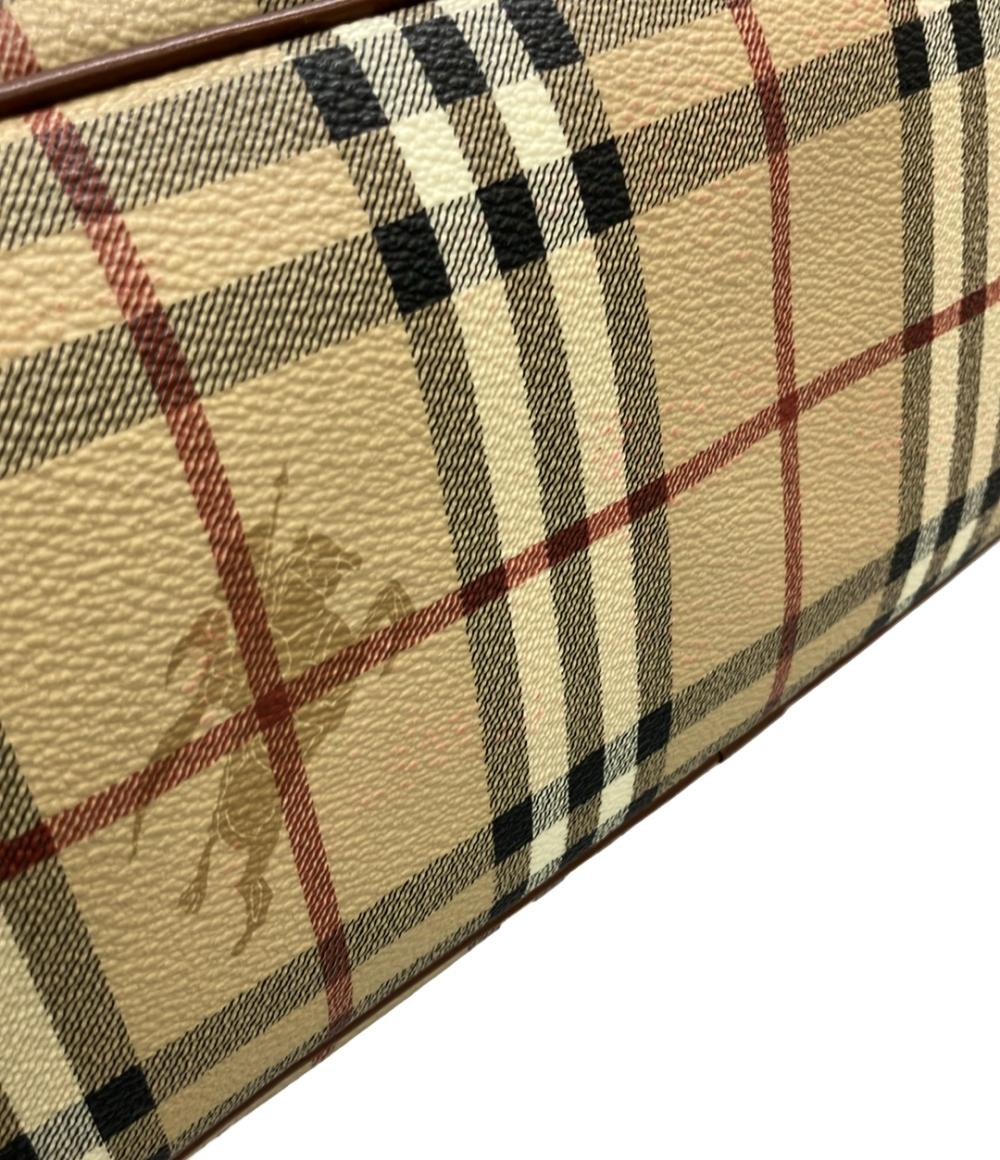 バーバリーロンドン トートバッグ ノバチェック柄 ホースマーク レディース BURBERRY LONDON