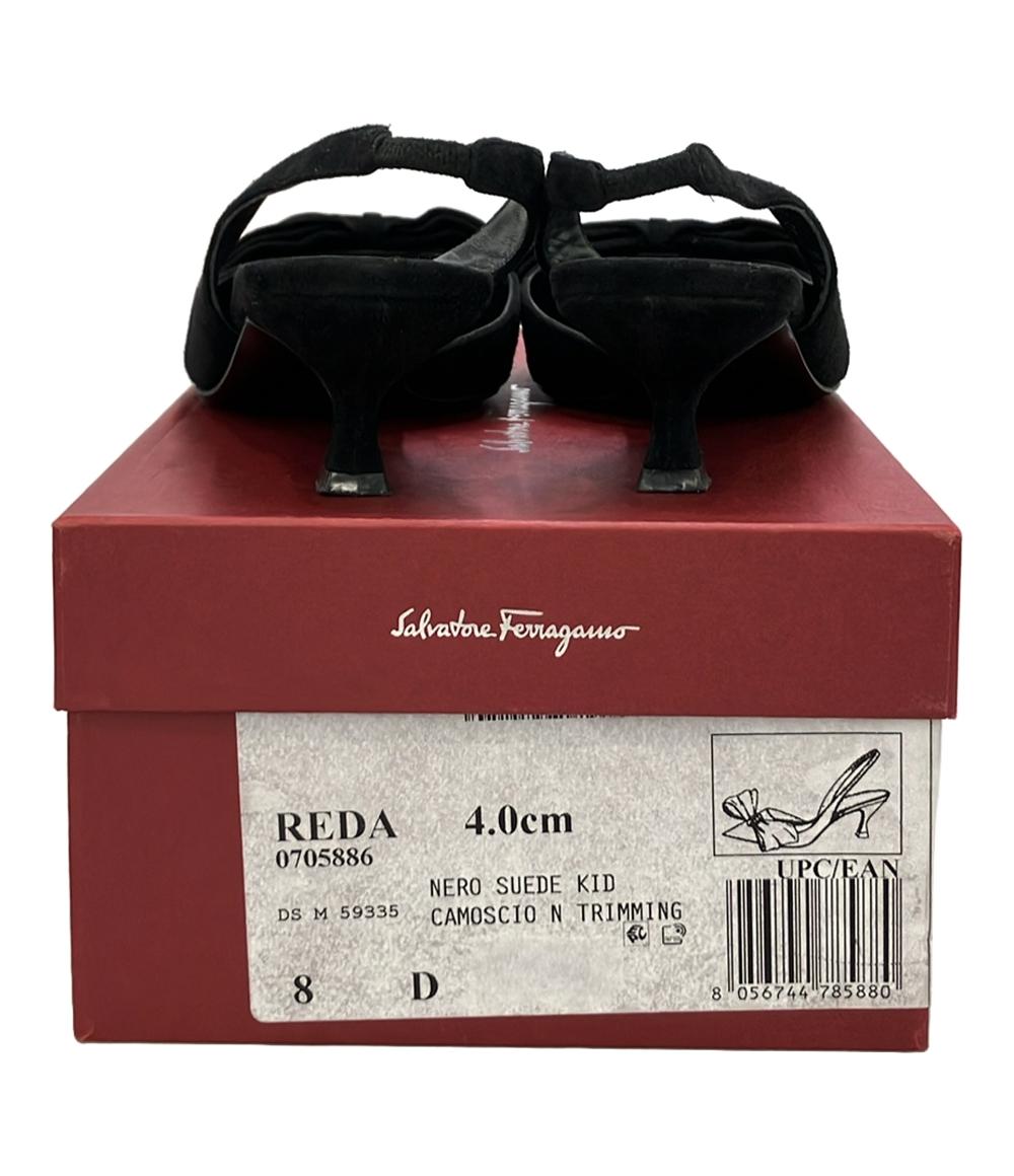 サルヴァトーレフェラガモ ミュール バックストラップ REDA ヴァラ レディース SIZE 8D (XL) Salvatore Ferragamo