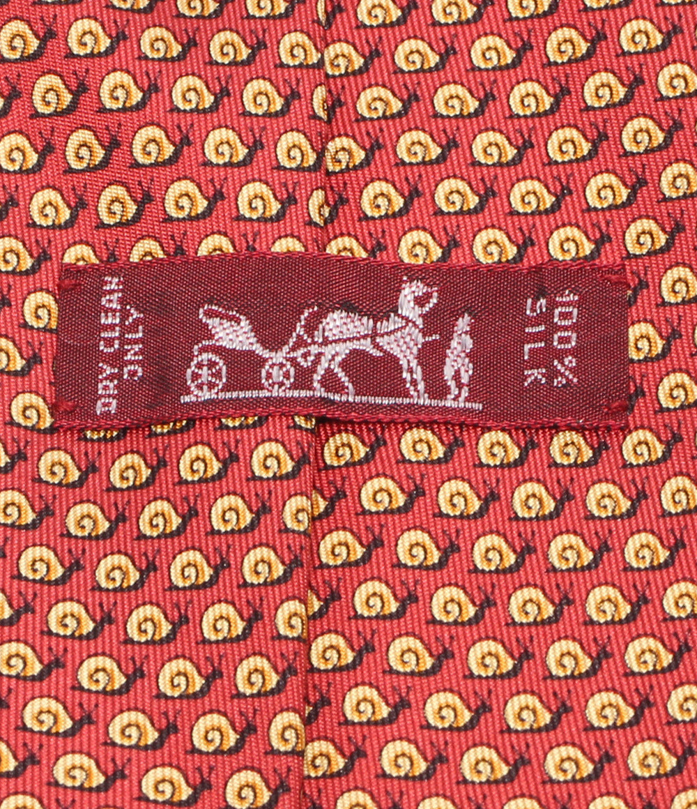 エルメス ネクタイ シルク100％ エスカルゴ柄 メンズ HERMES HERMES ネクタイ シルク100％ エスカルゴ柄 メンズ エルメス – Rehello
