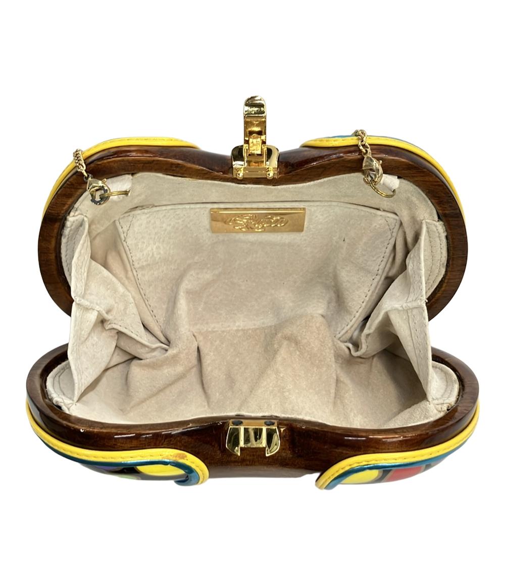 Rocio ハンドバッグ アカシア木製 レディース ロシオ