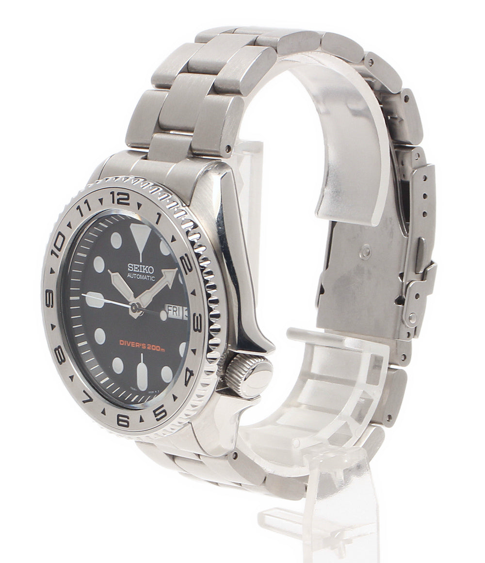 SEIKO 腕時計 自動巻き ブラック 7S26-0020 メンズ セイコー