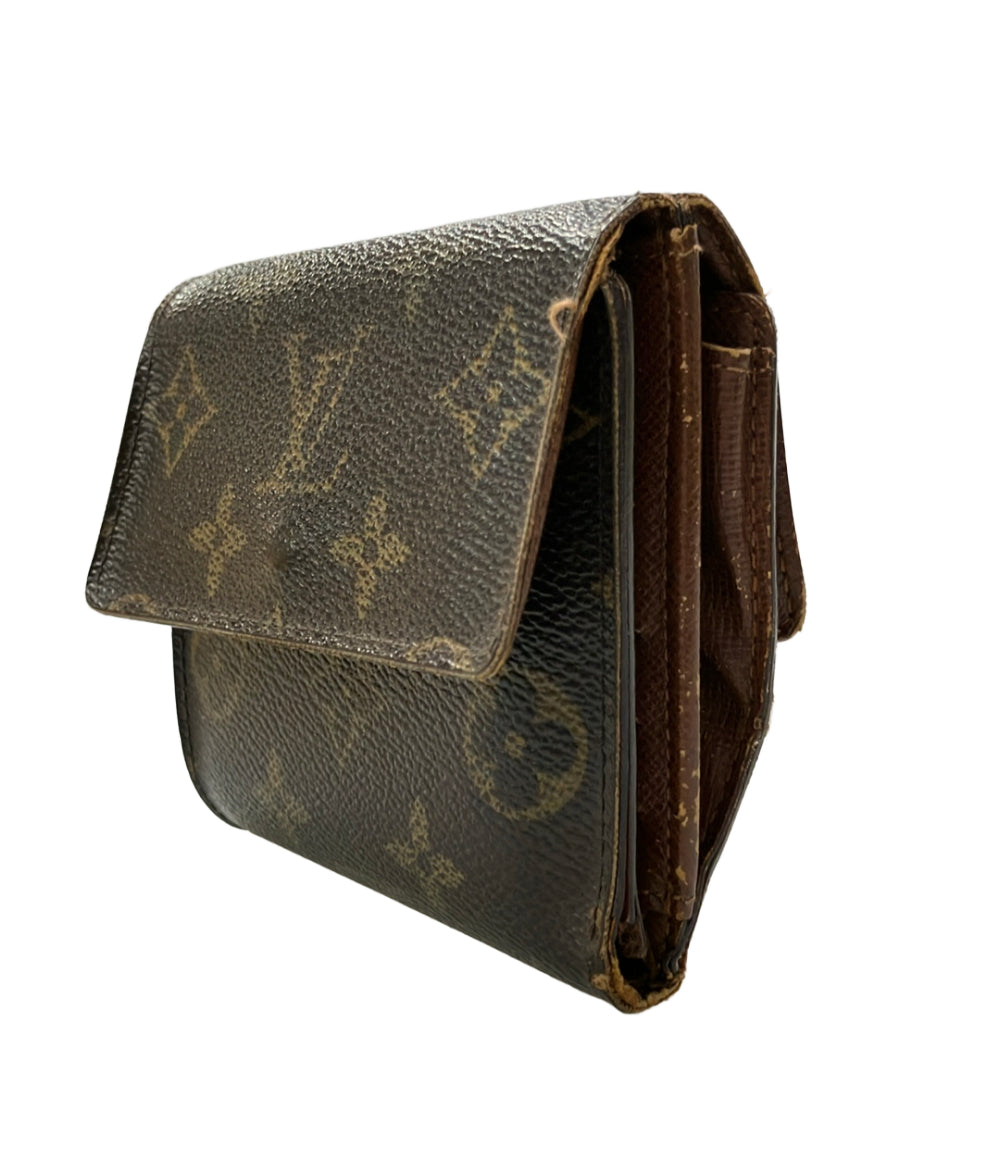 訳あり LOUIS VUITTON ダブルホック 二つ折り財布 ポルトフォイユ エリーズ モノグラム M61654 レディース ルイ・ヴィトン