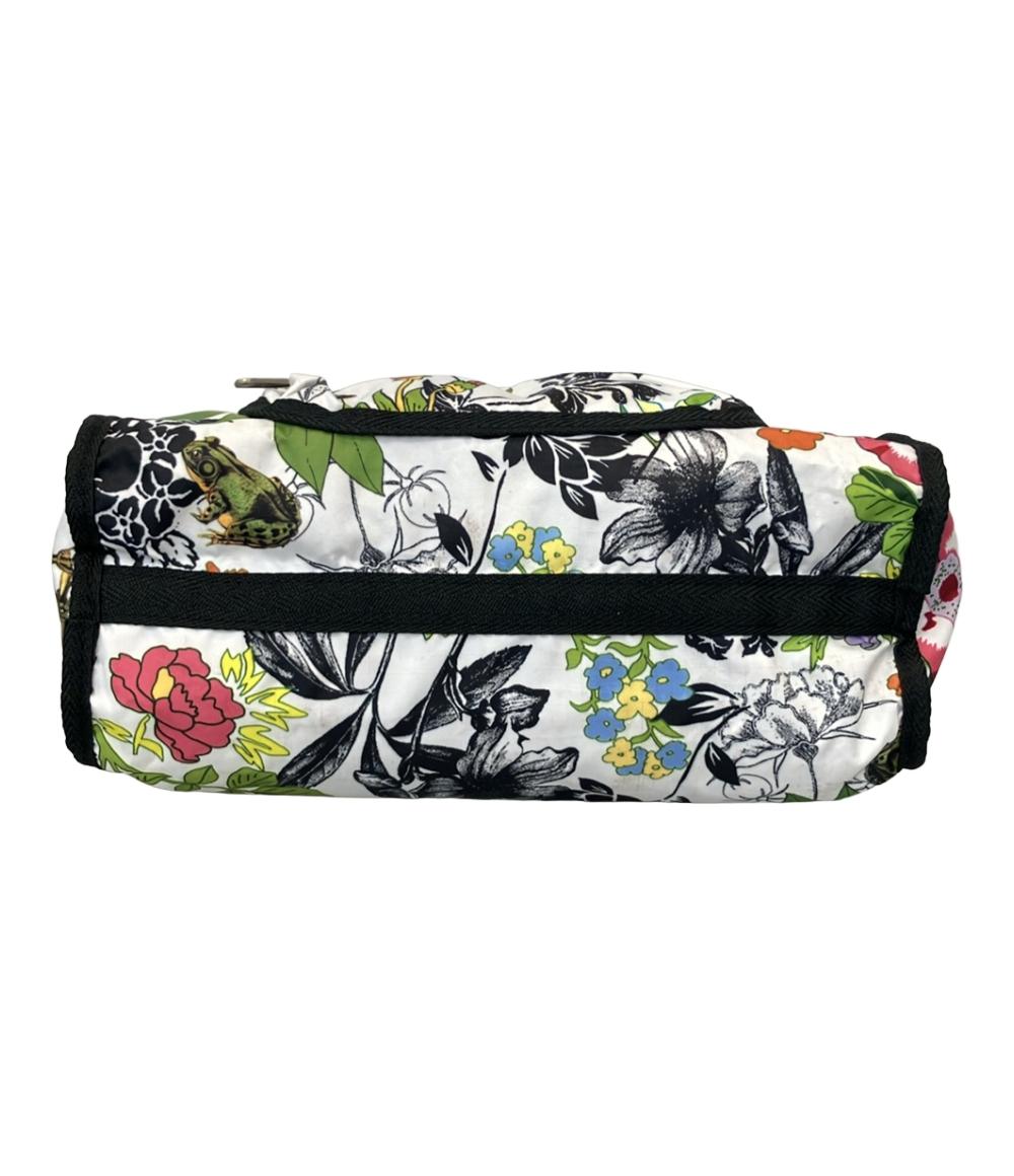 LeSportsac 2way ハンドバッグ ショルダーバッグ 肩掛け 花柄 植物柄