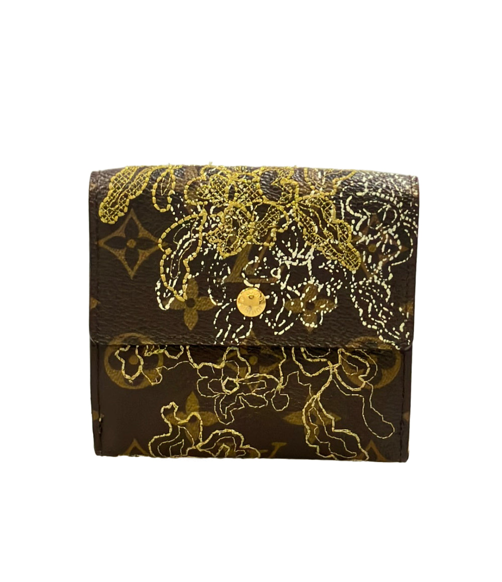 LOUIS VUITTON Wホック二つ折り財布 ポルト モネ ビエ カルト クレディ モノグラム ダンテェル M95396 レディース ルイ・ヴィトン