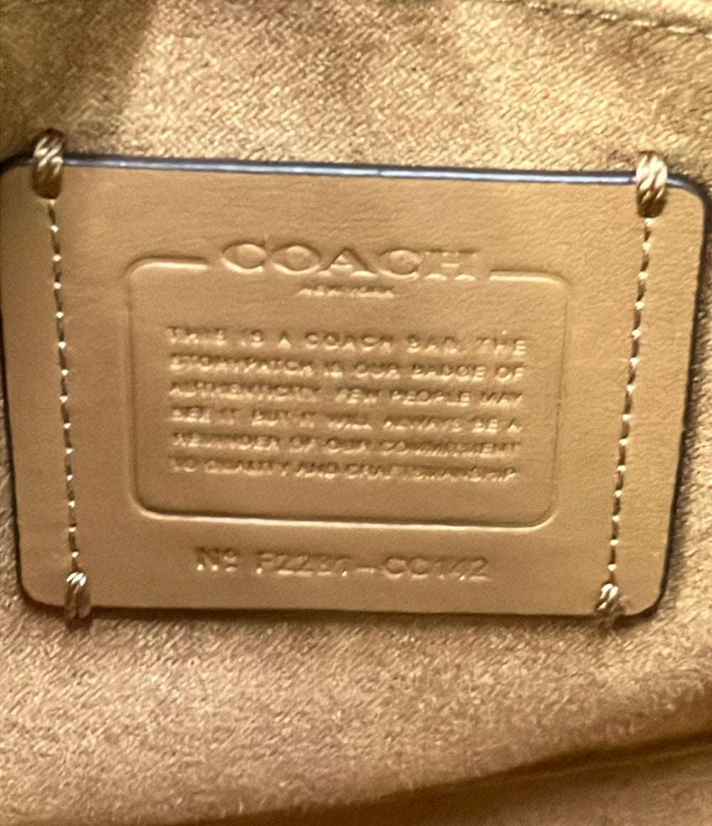 COACH ハンドバッグ ショルダーバッグ 2WAY PVC レザー シグネチャー CC142 レディース コーチ