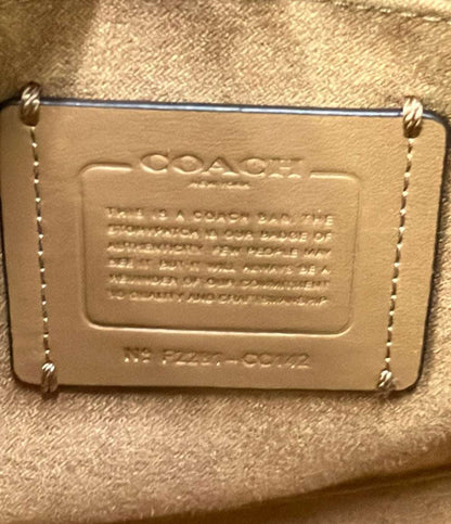 COACH ハンドバッグ ショルダーバッグ 2WAY PVC レザー シグネチャー CC142 レディース コーチ