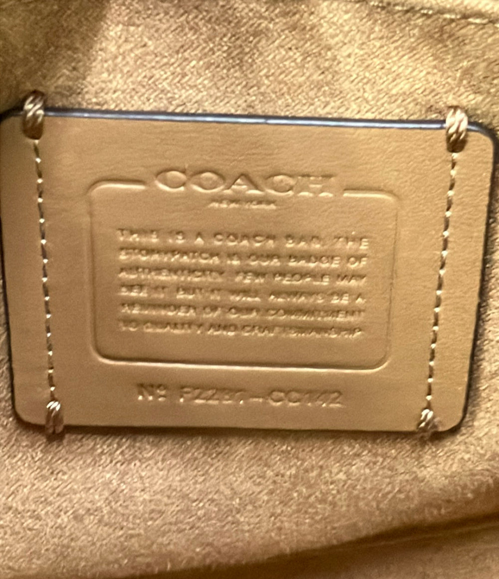 COACH ハンドバッグ ショルダーバッグ 2WAY PVC レザー シグネチャー CC142 レディース コーチ