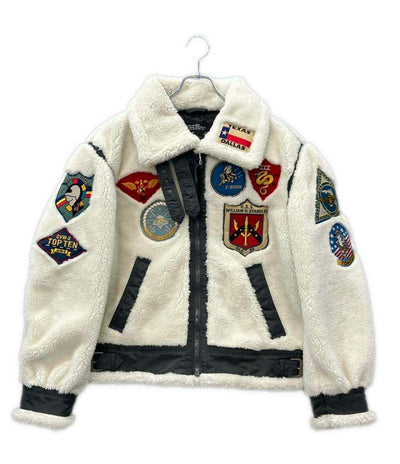 美品 AVIREX ボアジャケット メンズ SIZE L アヴィレックス