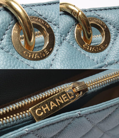 シャネル GST チェーン トートバッグ キャビアスキン ゴールド金具 肩掛け レディース CHANEL