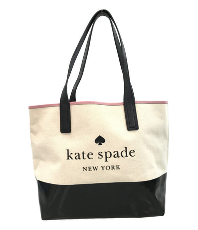 ケイトスペード  エナメルキャンバストートバッグ      レディース   kate spade