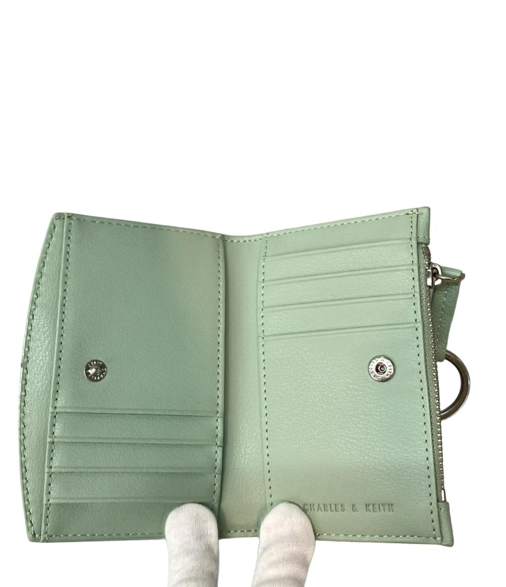 美品 チャールズ＆キース 二つ折りカードケース コインケース レディース CHARLES＆KEITH