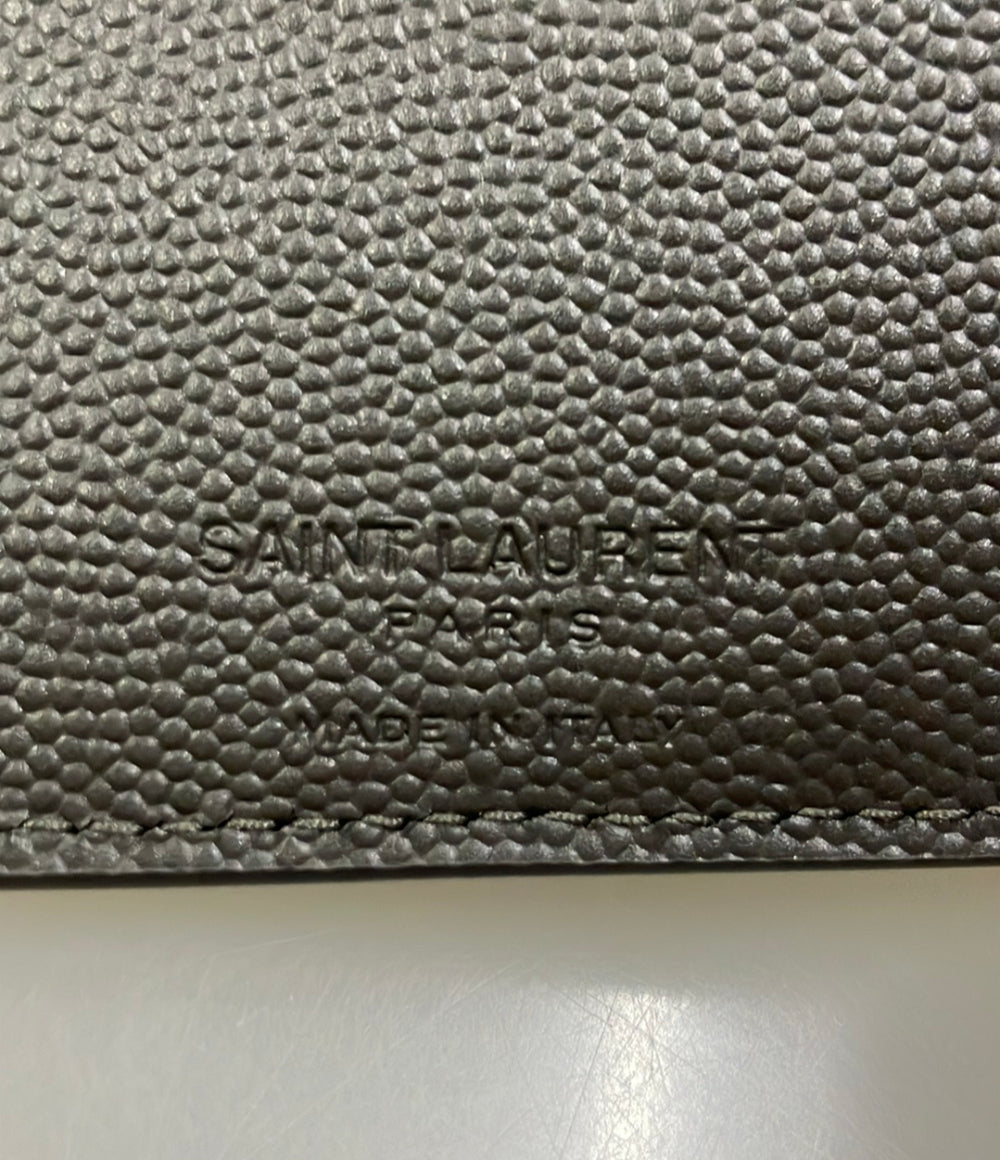 美品 SAINT LAURENT PARIS 二つ折り財布 レザー メンズ サンローランパリ