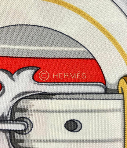 美品 エルメス スカーフ カレ90 シルク100% 可愛らしい花嫁 BRIDES ET DESTIN レディース HERMES