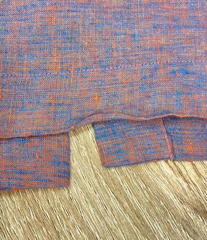 CABaN 半袖シャツ ネル リネン 59-05-01-05005 メンズ SIZE L キャバン