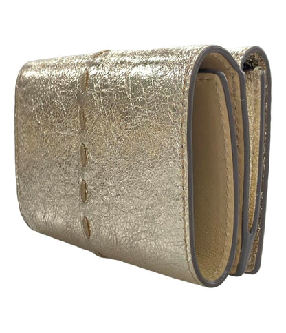 トリーバーチ 三つ折り財布 メタリック レディース Tory Burch