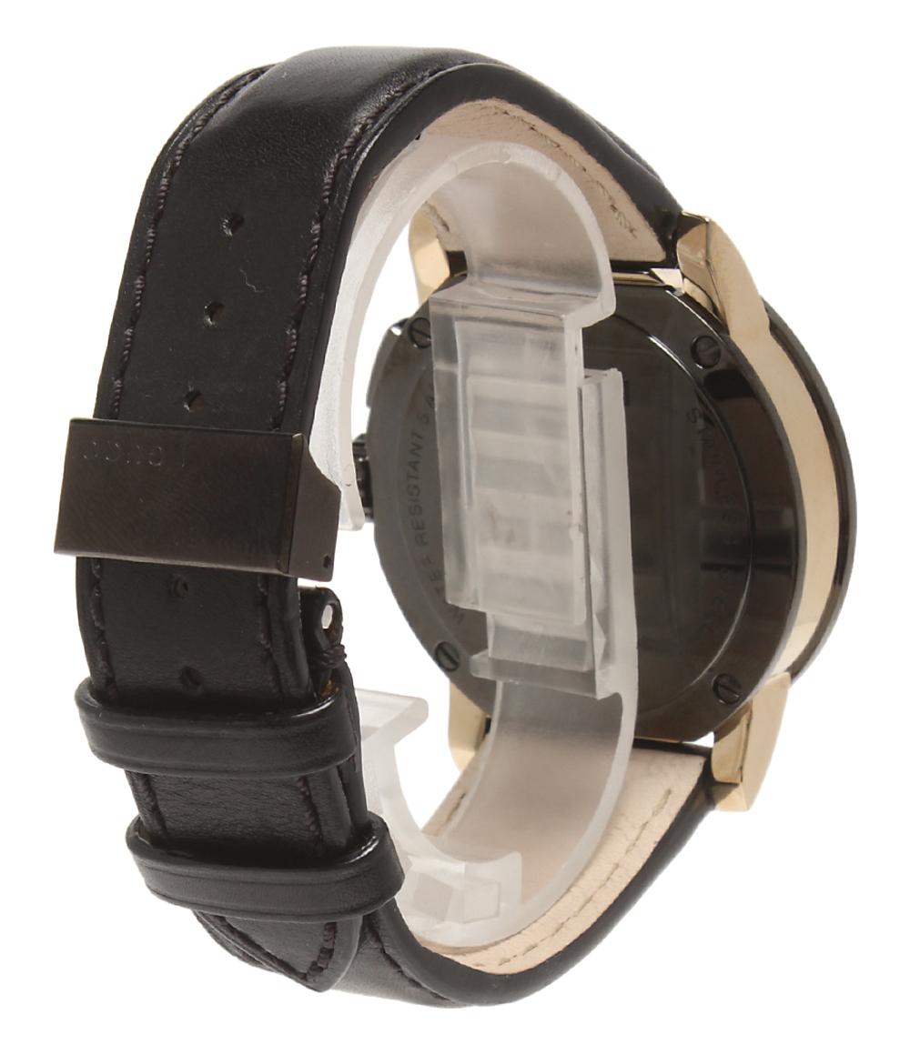 GUCCI 腕時計 クオーツ ブラック 101.2 メンズ グッチ