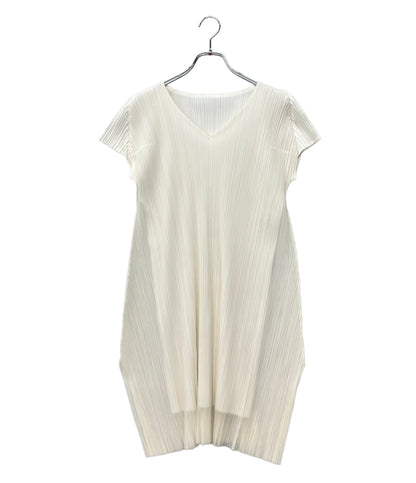 PLEATS PLEASE 半袖 ワンピース レディース SIZE 3 プリーツプリーズ
