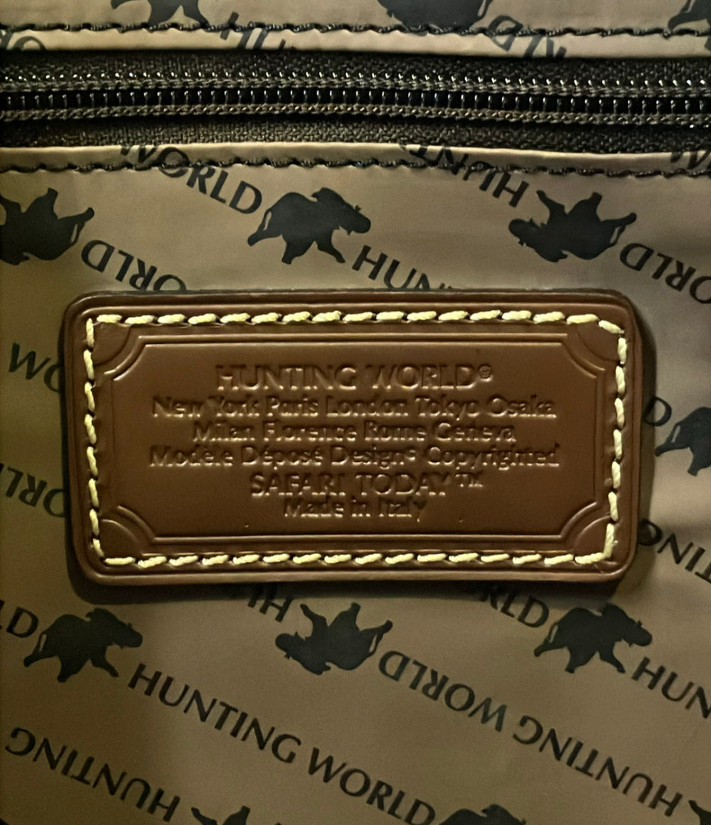 HUNTING WORLD 2WAYブリーフケース ショルダーバック メンズ ハンティングワールド