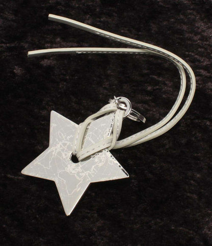 美品 Christian Dior キーリング キーホルダー スターモチーフ 地図柄 レディース クリスチャンディオール