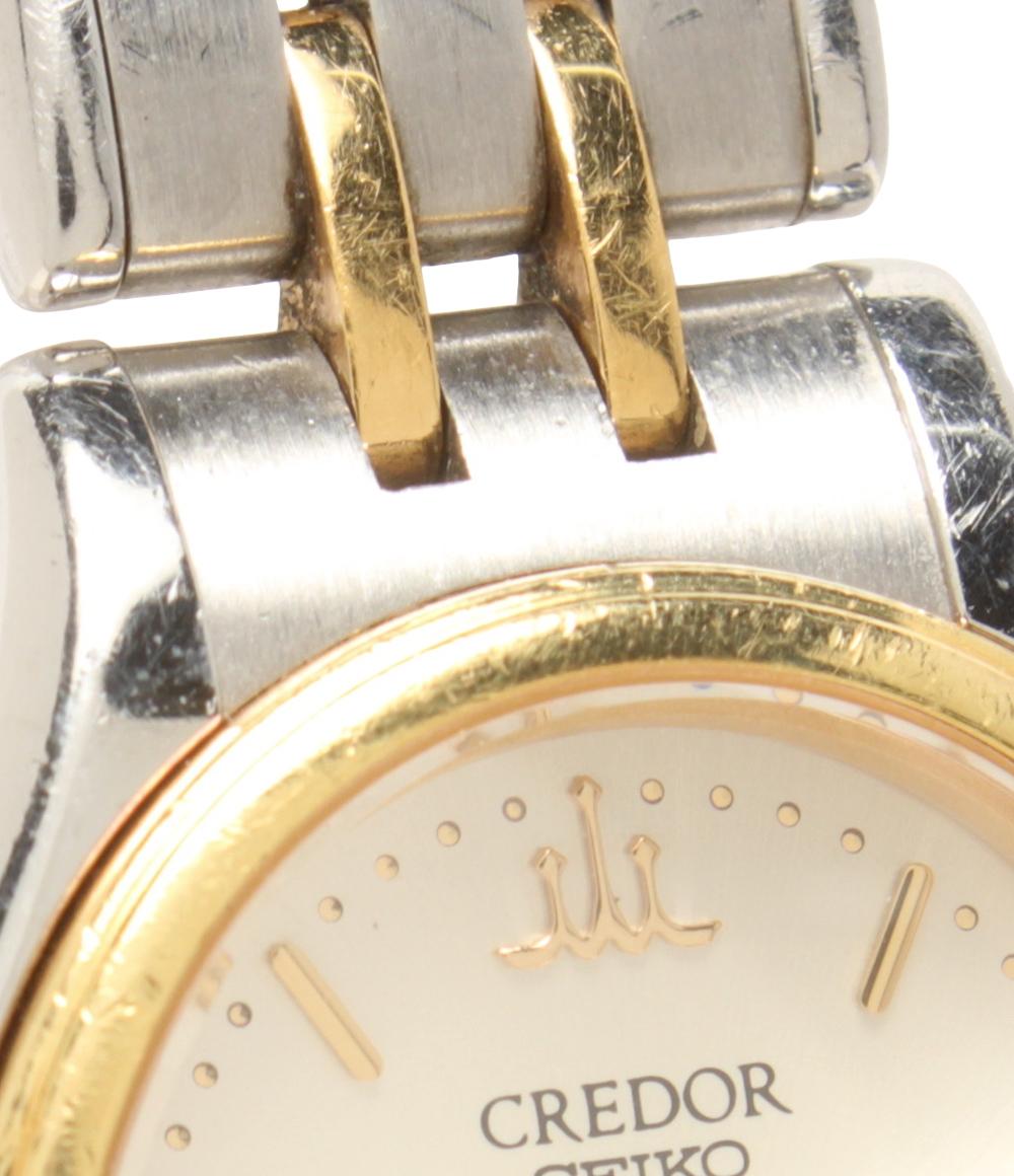 SEIKO 腕時計 クレドール クオーツ シルバー系 4J81-5A10 レディース セイコー