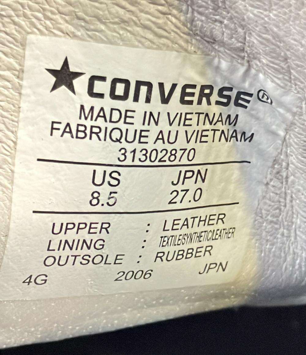 訳あり CONVERSE ローカットスニーカー メンズ SIZE 27.0 (L) コンバース