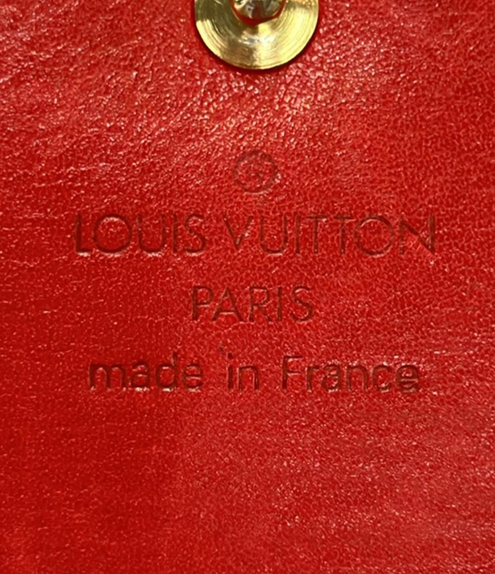 ルイ・ヴィトン ダブルホック 二つ折り財布 ポルトモネ ビエ カルトクレディ エピ M63487 レディース LOUIS VUITTON