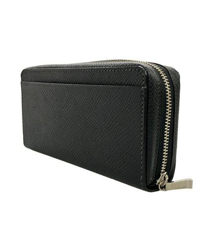 美品 TAKEO KIKUCHI ラウンドファスナー長財布 カラビナ付き メンズ タケオキクチ