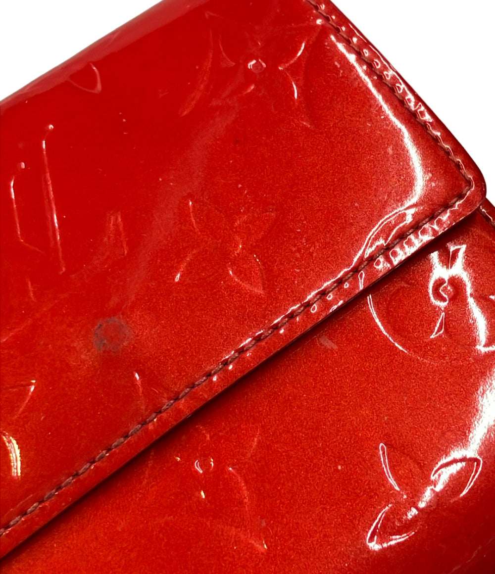 LOUIS VUITTON Wホック二つ折り財布 ポルトフォイユ エリーズ ヴェルニ M93529 レディース ルイ・ヴィトン