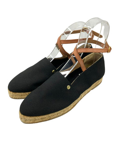 HERMES フラットシューズ アンクルストラップ エスパドリーユ レディース SIZE 37 (24cm) エルメス