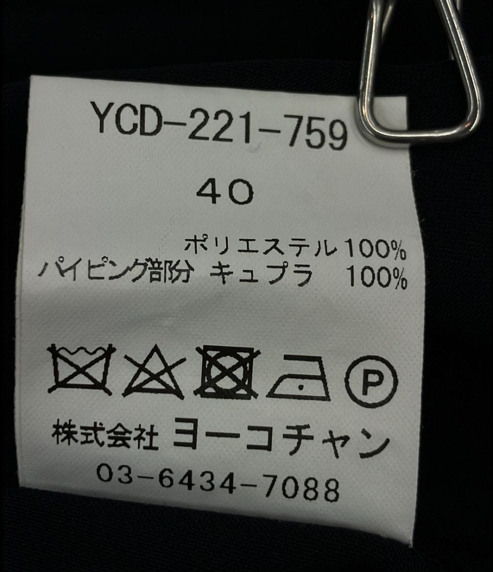 YOKO CHAN ノースリーブワンピース 22SS バックティアード YCD-221-759 レディース SIZE 40 (M) ヨーコチャン