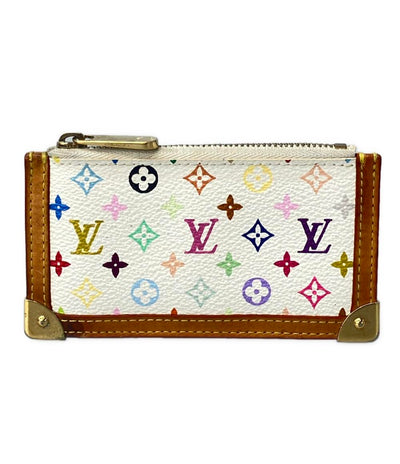 訳あり ルイヴィトン コインケース ポシェットクレ モノグラムマルチカラー M92655 レディース LOUIS VUITTON