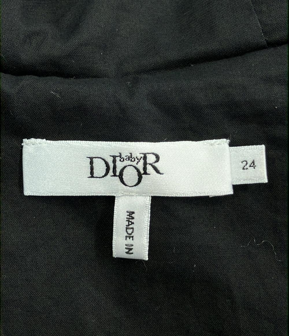 baby Dior フード付き ジップアップ ファージャケット キッズ SIZE 24 ベビーディオール