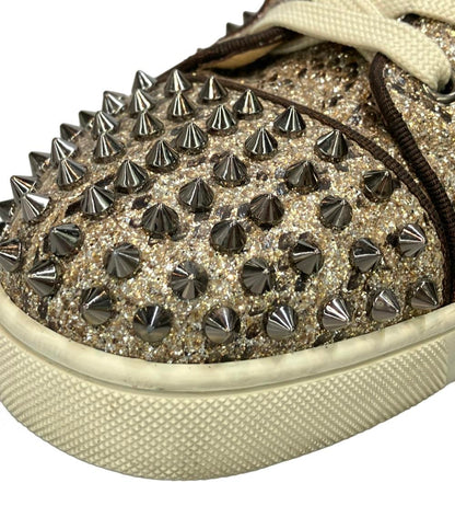 クリスチャンルブタン ハイカットスニーカー スタッズ グリッターラメ メンズ SIZE 43 (XL) Christian Louboutin