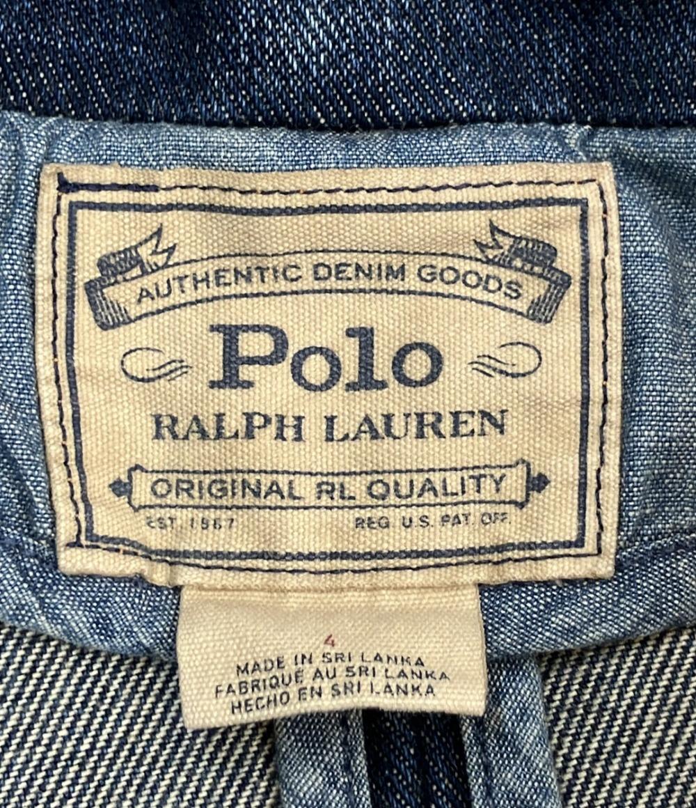 ポロ・ラルフローレン デニムテーラードジャケット レディース SIZE 4 (XL) POLO RALPH LAUREN