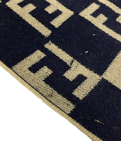 フェンディ マフラー ウール 100% ズッカ柄 ユニセックス FENDI