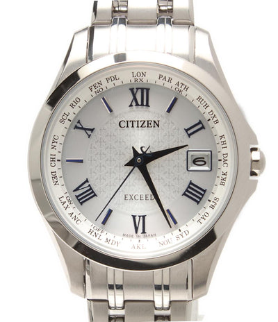 美品 CITIZEN 腕時計 エクシード EXCEED ソーラー シルバー H246-A1BPB02 レディース シチズン