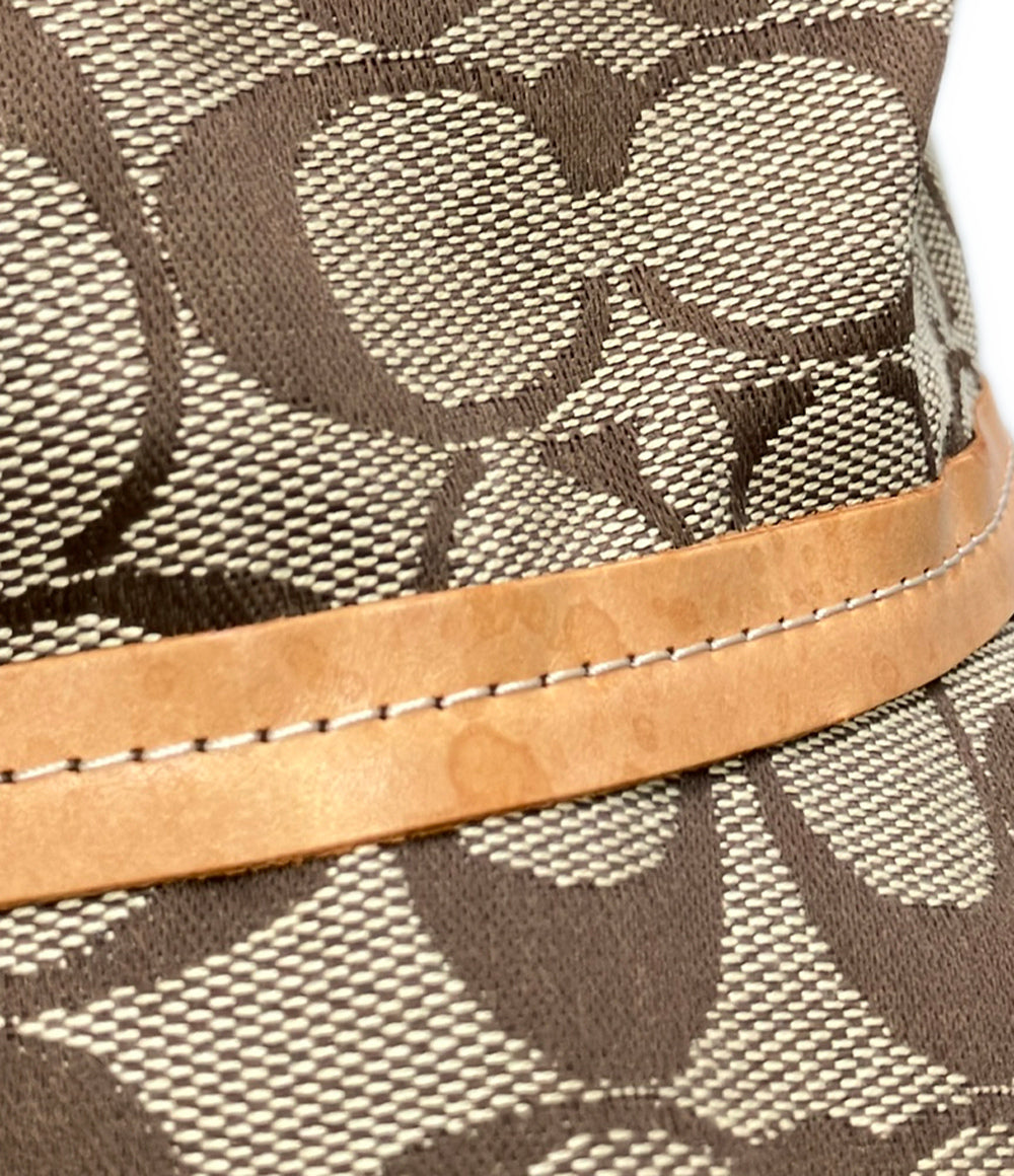 COACH バケットハット シグネチャー レディース SIZE M/L コーチ