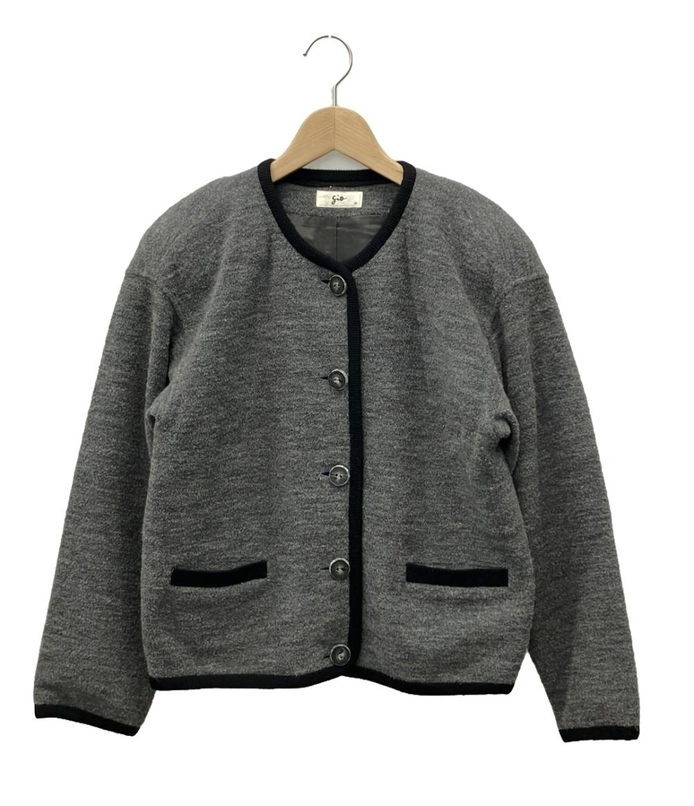 ノーカラージャケット レディース SIZE 40 (M) gio