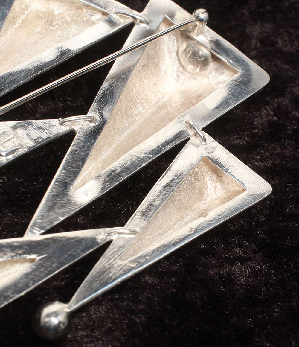 恵久 ブローチ SV パール レディース