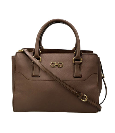 Salvatore Ferragamo ハンドバッグ ショルダーバッグ 2WAY 斜め掛け レザー ガンチーニ レディース サルヴァトーレフェラガモ