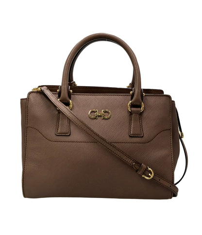 Salvatore Ferragamo ハンドバッグ ショルダーバッグ 2WAY 斜め掛け レザー ガンチーニ レディース サルヴァトーレフェラガモ