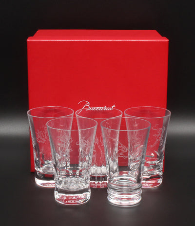Baccarat グラス タンブラー 5点セット グラスジャパン 鳥獣戯画 バカラ