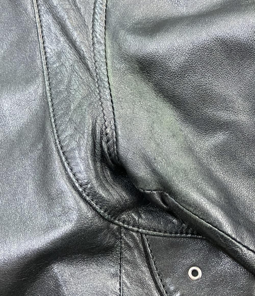 BEAUTY&YOUTH UNITED ARROWS レザージャケット バンドカラー メンズ