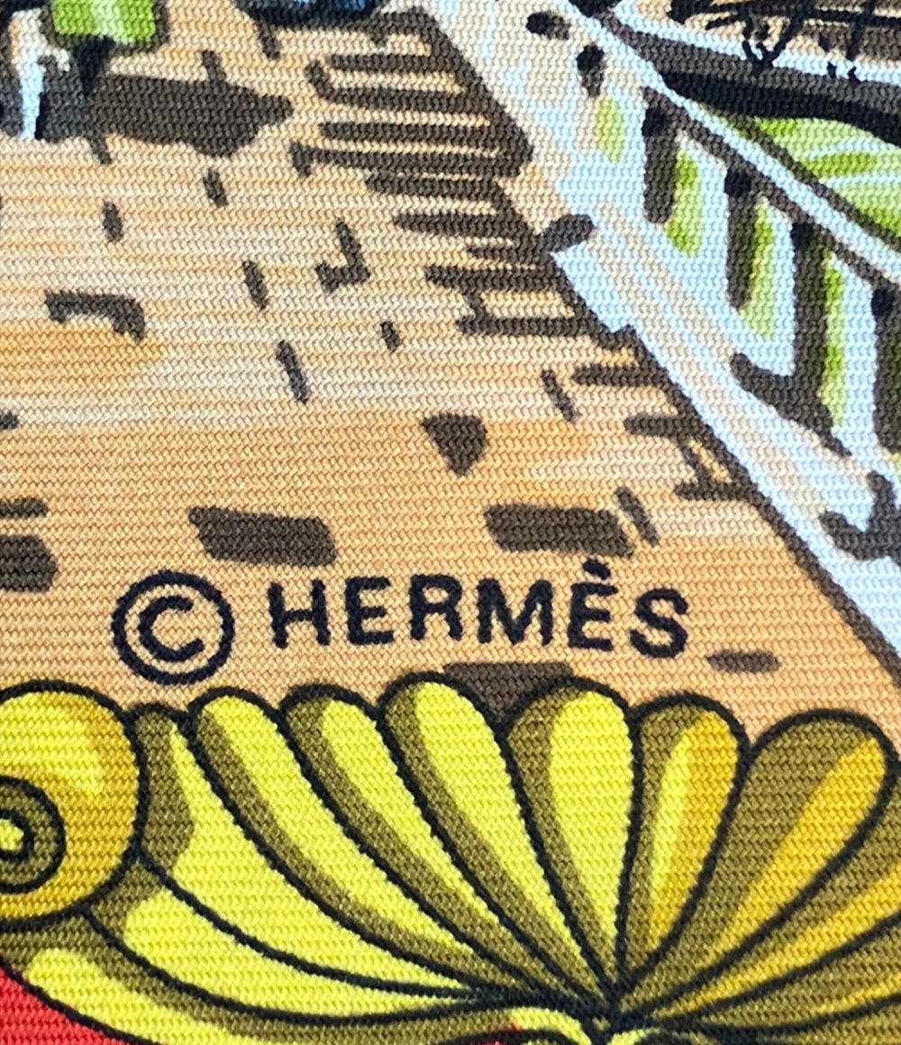 HERMES スカーフ カレ90 シルク100% L'ENTENTE CORDIALE レディース エルメス