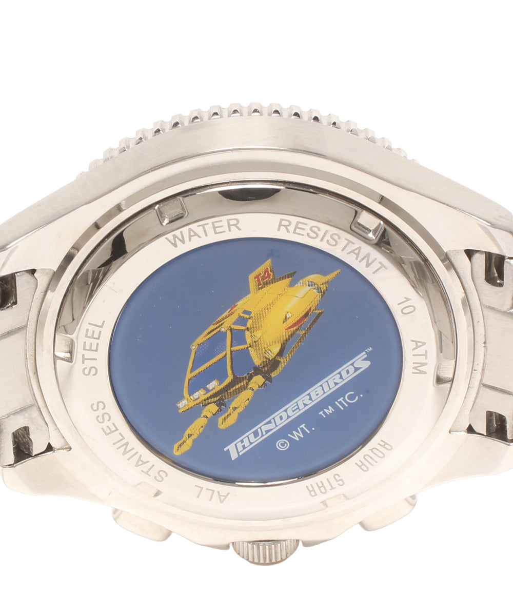 美品 腕時計 THUNDERBIRDS サンダーバード4号 クオーツ ブルー メンズ