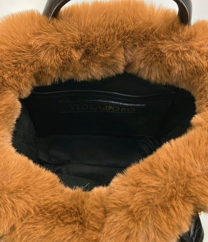 美品 VIOLAd'ORO ハンドバッグ レディース ヴィオラドーロ