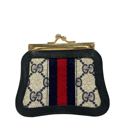 GUCCI コインケース がま口 オールドグッチ シェリーライン レディース グッチ
